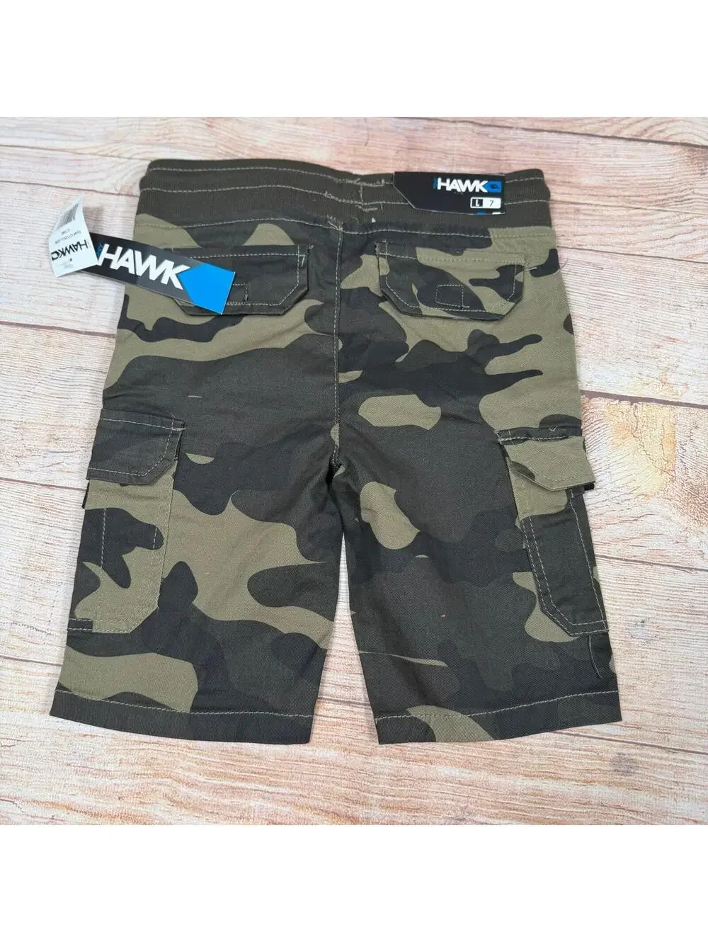 Tony Hawk Boys Camo Cargo Shorts Size 7 NWT - Picture 5 of 5